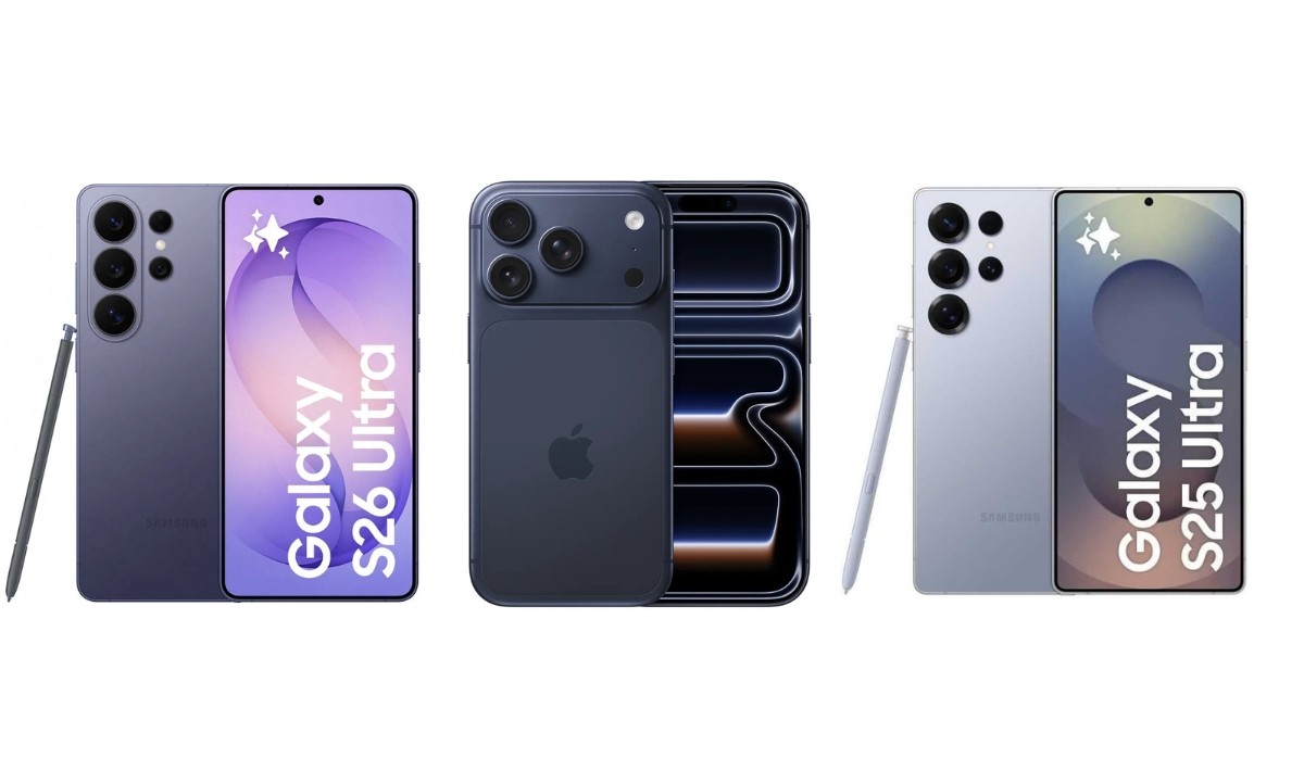 Samsung galaxy s26 ultra vs iphone 17 pro max e s25 ultra: comparativo completo