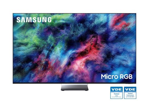 Samsung TVs and Displays Micro RGB TV VDE Safety for Eyes and Circadian Rhythm Display Certifications certificação de saúde, instituto alemão VDE, TV Micro RGB TecheNet Tv micro rgb da samsung recebe certificação de saúde da vde
