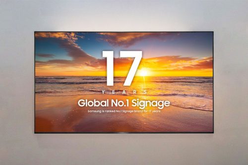 Samsung TVs and Displays Spatial Signage Color E Paper No. 1 for 17 Years dl1 Samsung lidera o mercado de ecrãs comerciais TecheNet Samsung lidera o mercado de ecrãs comerciais pelo 17. º ano consecutivo