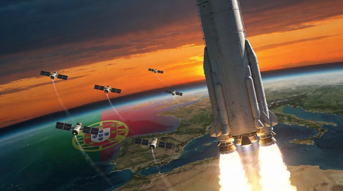 Spacex leva mais 6 satélites portugueses para o espaço