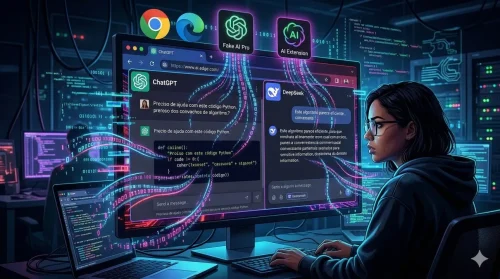 alerta Microsoft TecheNet Alerta microsoft: extensões de ia falsas no chrome e edge roubam conversas do chatgpt e deepseek