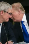 Apple trump tim cook