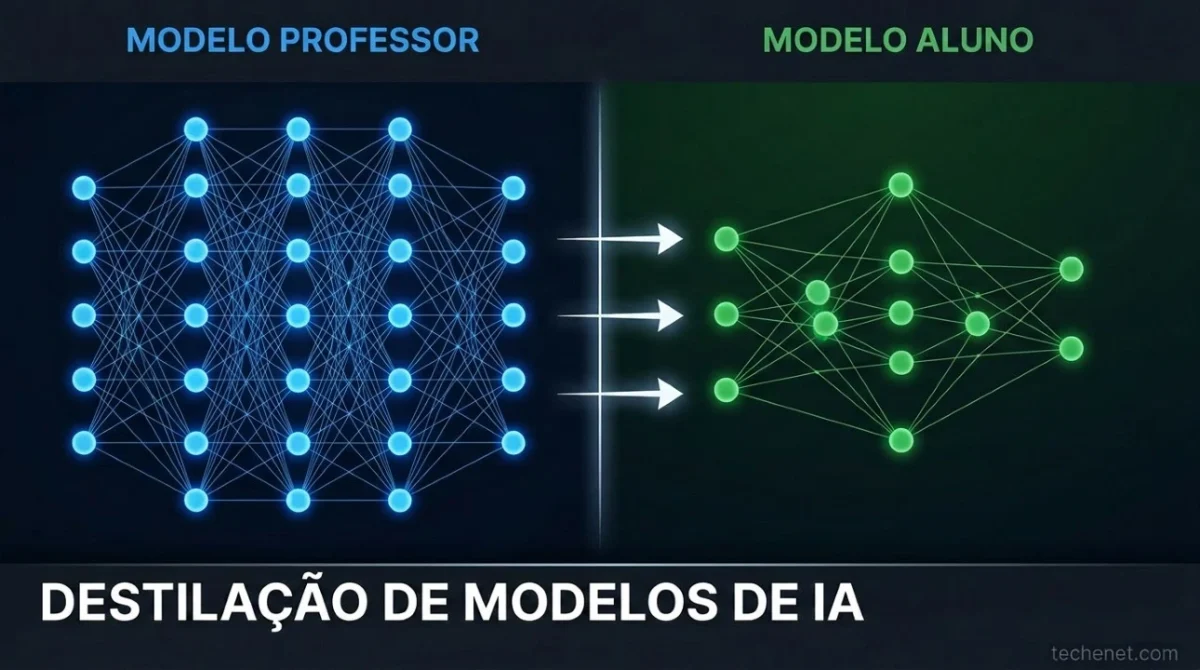 Destilação de modelos de ia: o que é e como funciona