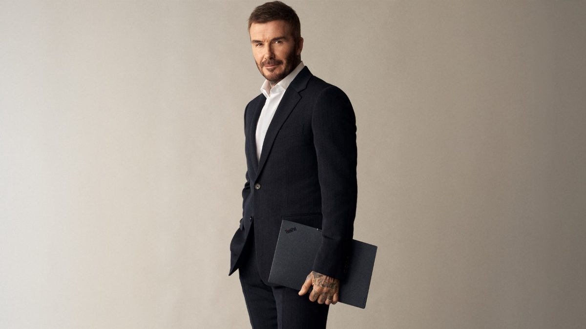 Parceria entre a lenovo e david beckham foca-se na ia e futebol