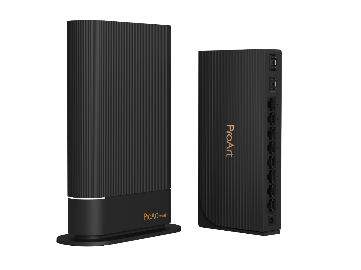 Asus proart anuncia router wi-fi 7 e switch 10 gbps para criadores