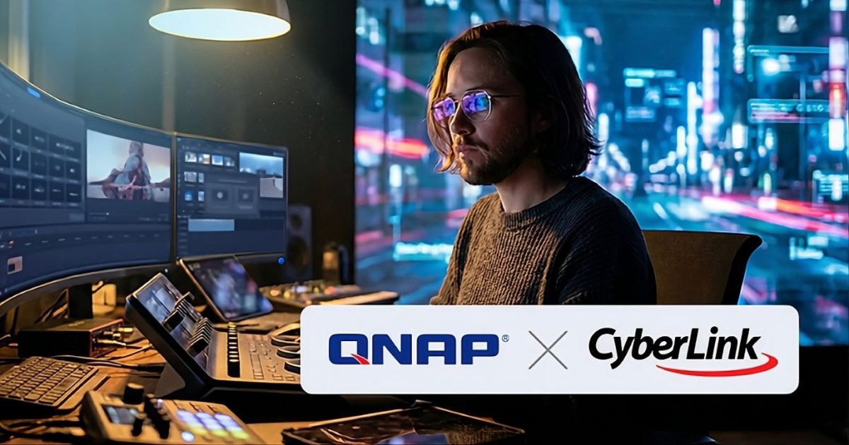 Qnap e cyberlink otimizam fluxos de edição com ia