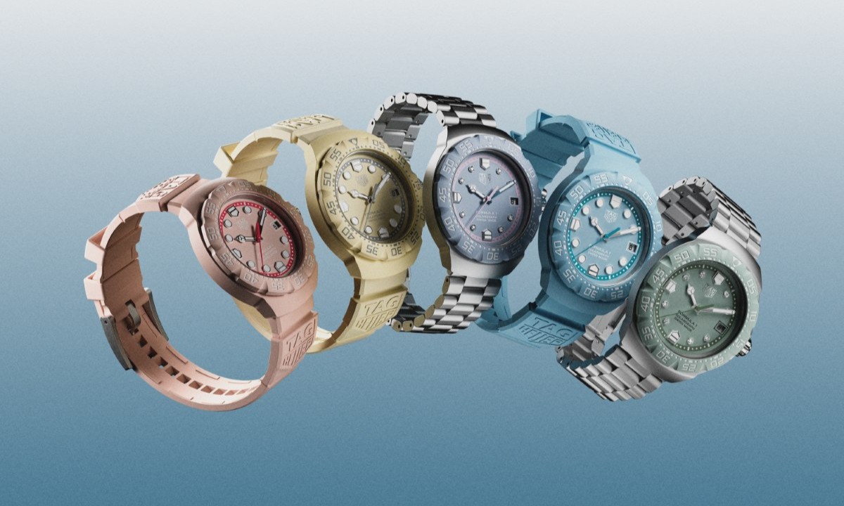 Tag heuer formula 1 solargraph chega em cinco tons pastel