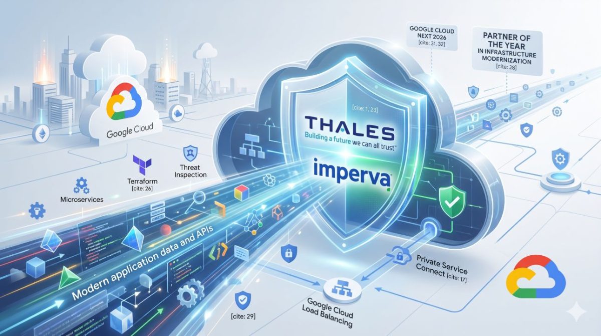 Thales integra imperva para o google cloud em segurança nativa