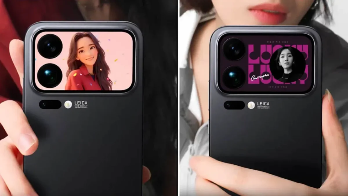 Xiaomi ecrã traseiro