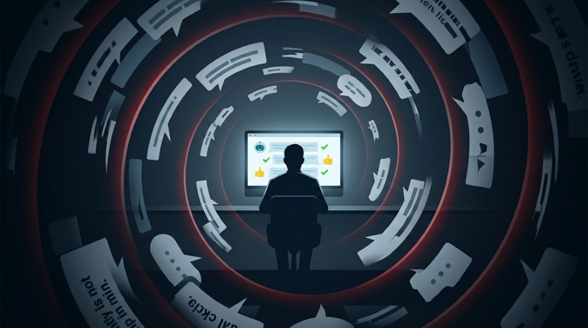 A sicofância em chatbots de ia pode provocar espiral delirante