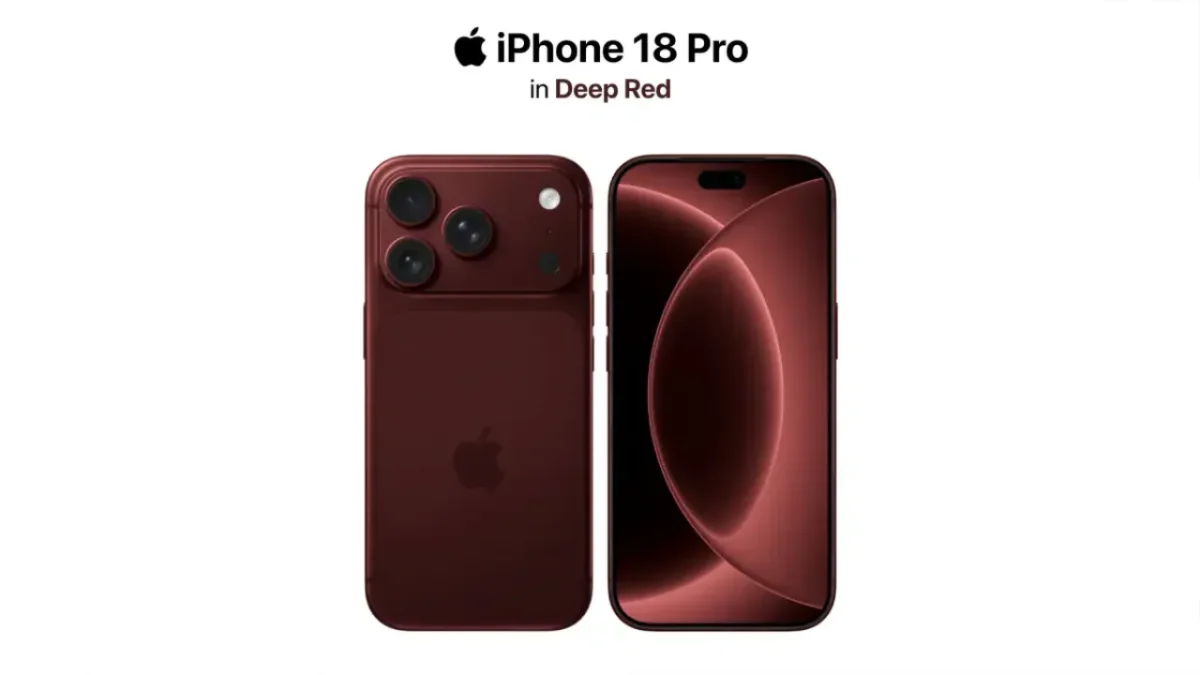 Iphone 18 pro vermelho profundo