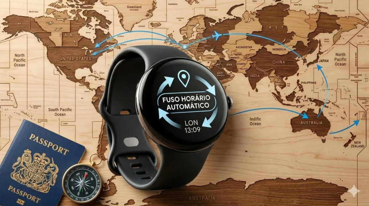 pixel watch fuso horario automatico Android 16 QPR2, Pixel Watch, Pixel Watch 4, Wear OS 6.1 TecheNet Wear os 6. 1 já não precisa do telemóvel para acertar o fuso horário