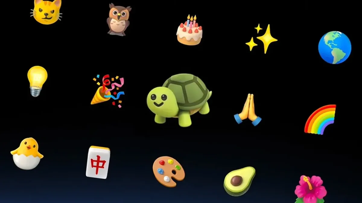 Android 17 emojis 3d