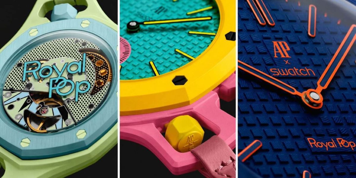 Audemars Piguet × Swatch Royal Pop 3 Audemars Piguet, coleção Royal Pop, relógios, swatch TecheNet Audemars piguet e swatch lançam coleção royal pop