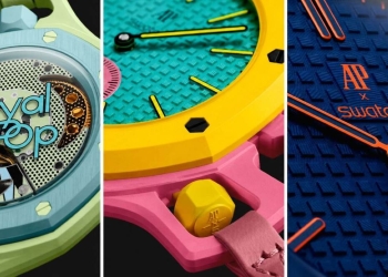 Audemars piguet e swatch lançam coleção royal pop