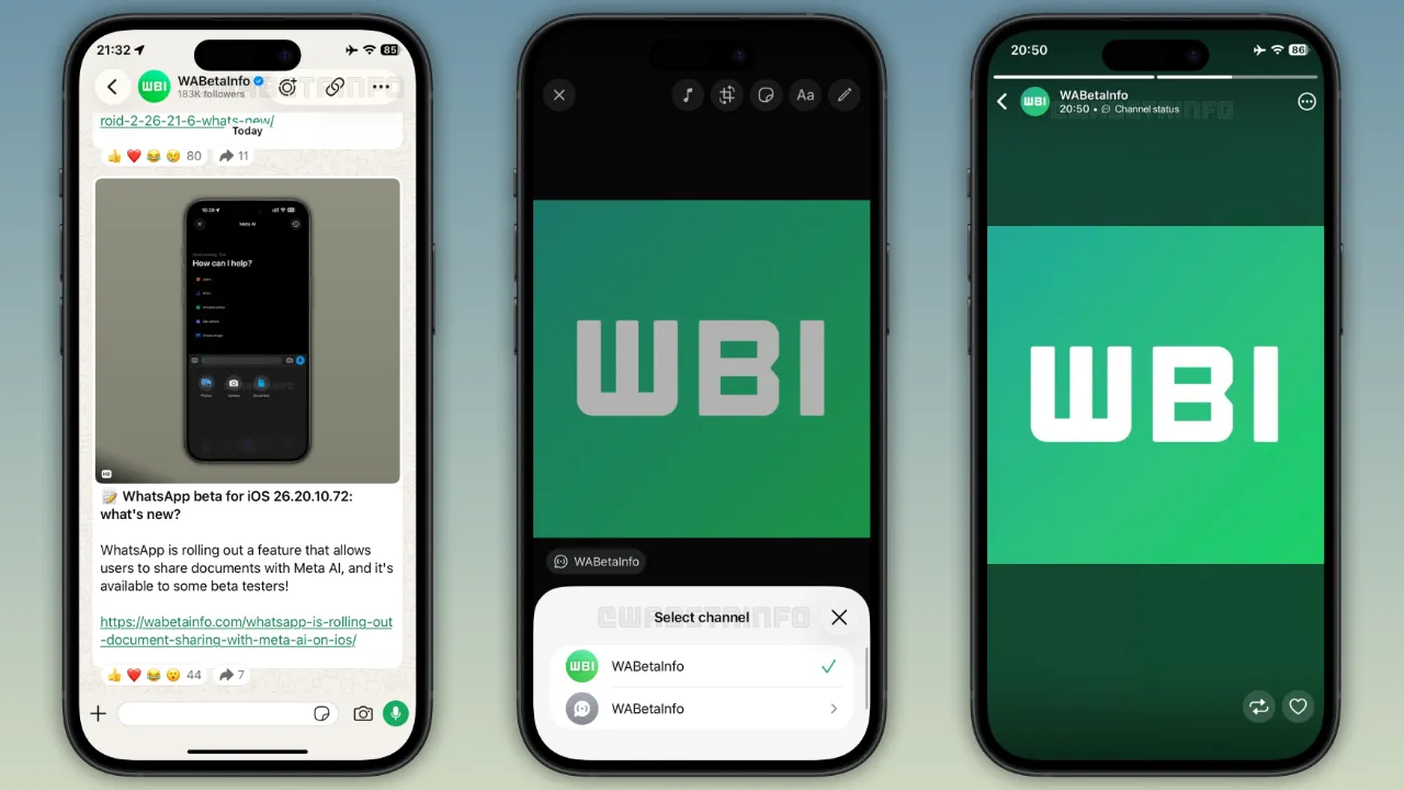 WhatsApp lança novo status temporário para os canais