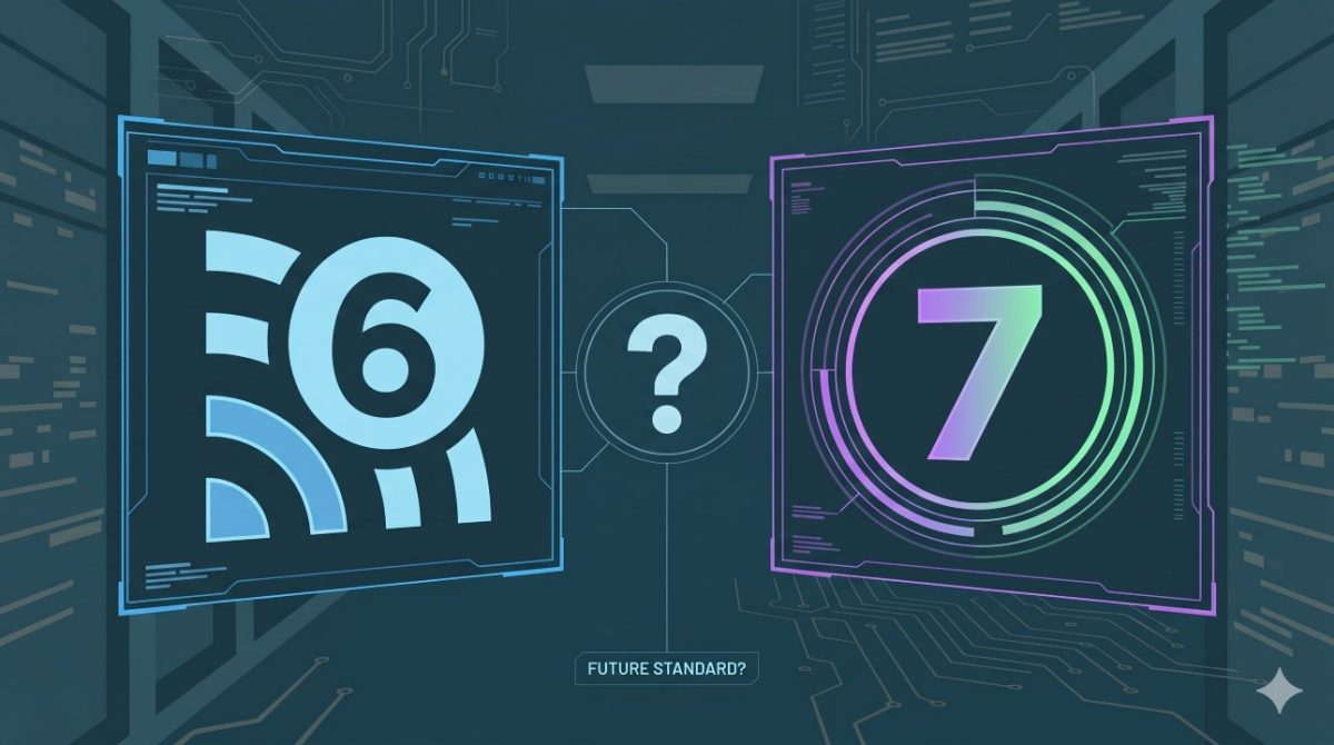 Comparação entre wi-fi 6 e wi-fi 7 para redes domésticas em 2026