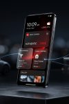Smartphone xiaomi com interface hyperos 4 liquid glass ligado ao ecossistema de automóvel e casa inteligente