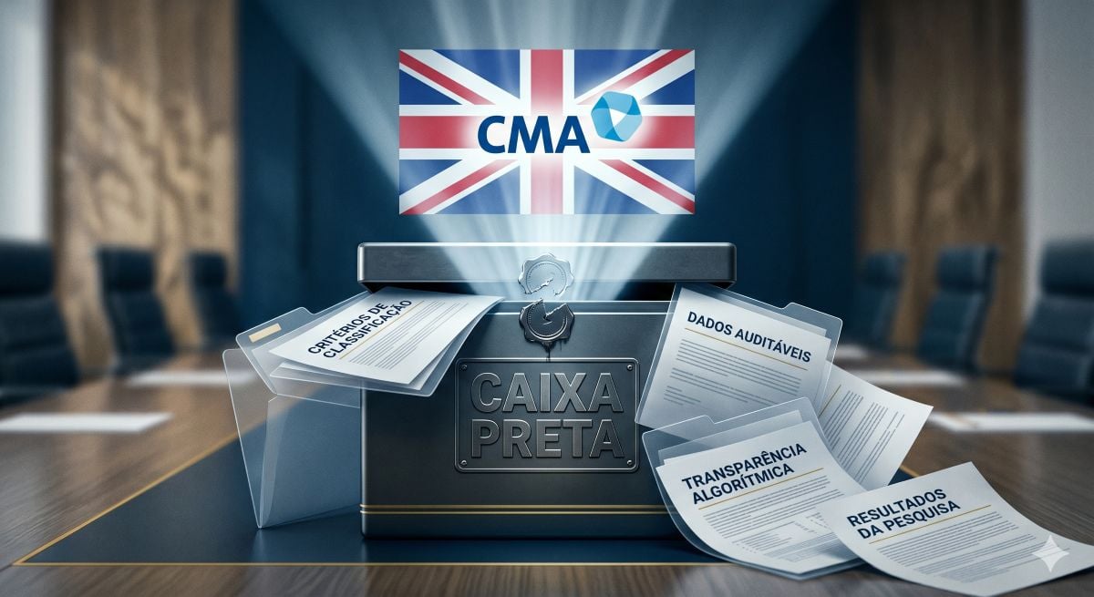 CMA ranking de resultados de pesquisa do Google Autoridade de Concorrência e Mercados do Reino Unido, transparência no ranking de pesquisa do Google TecheNet Reino unido exige transparência no ranking de pesquisa do google