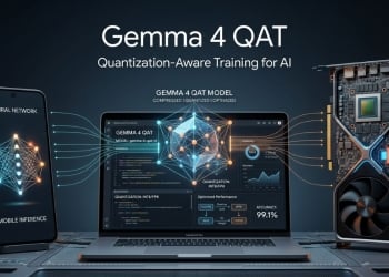 Gemma 4 qat para execução local em telemóveis, portáteis e gpus