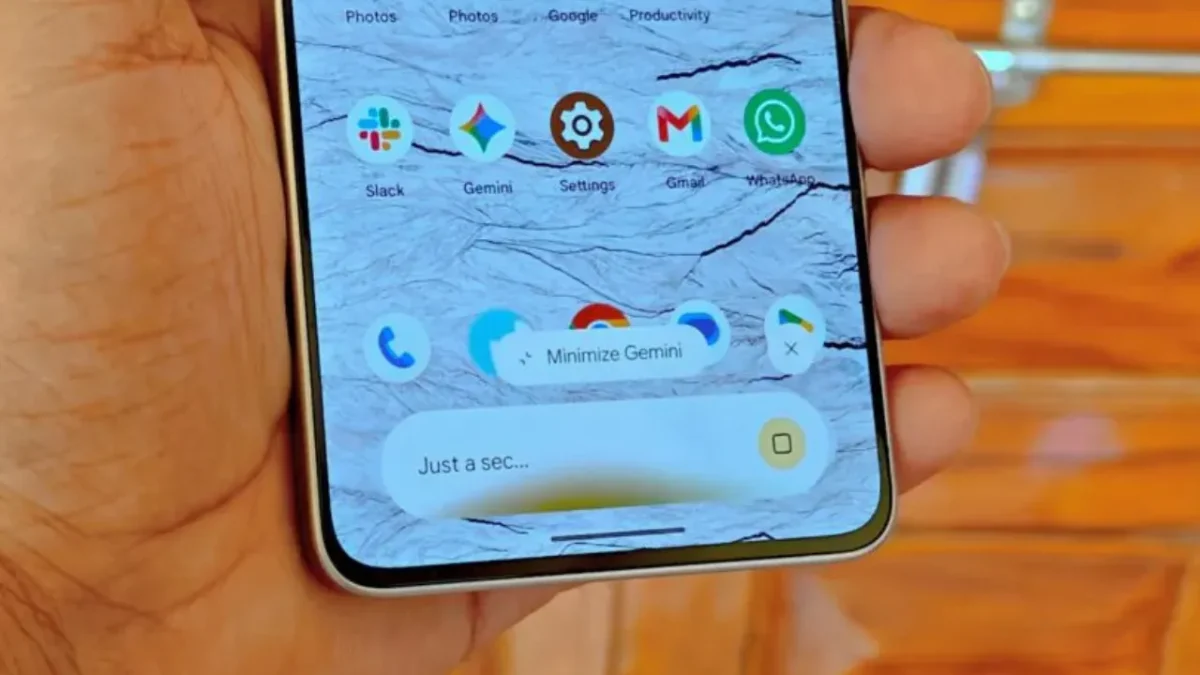 Google gemini live visual