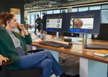 Poly Studio SMB Open Office Voyager Free 20 19031 M2946464 ecossistema de colaboração baseado em IA, hp TecheNet Hp revela novo ecossistema de colaboração baseado em ia
