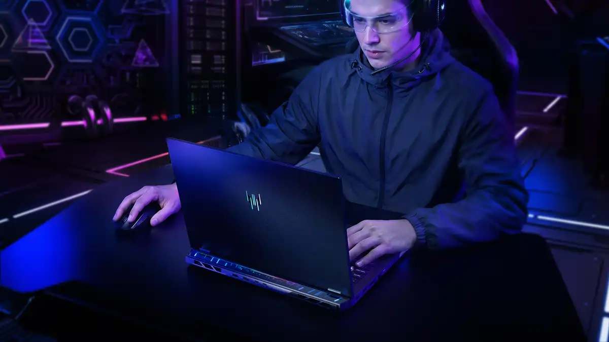 Predator helios 18 ai valour arx lifestyle 02 acer, portátil de gaming, predator helios 18 ai
