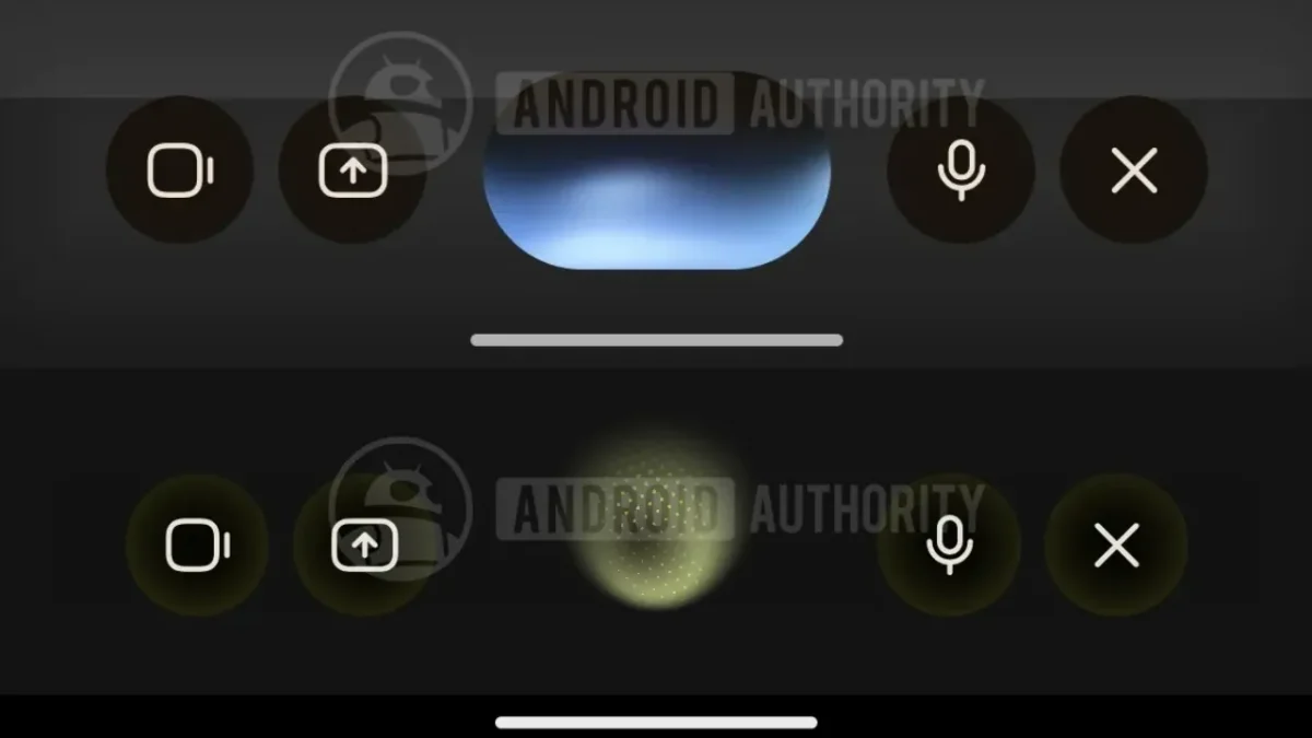 Gemini Live Visual UI gemini, Gemini Live, google TecheNet Gemini live visual ui