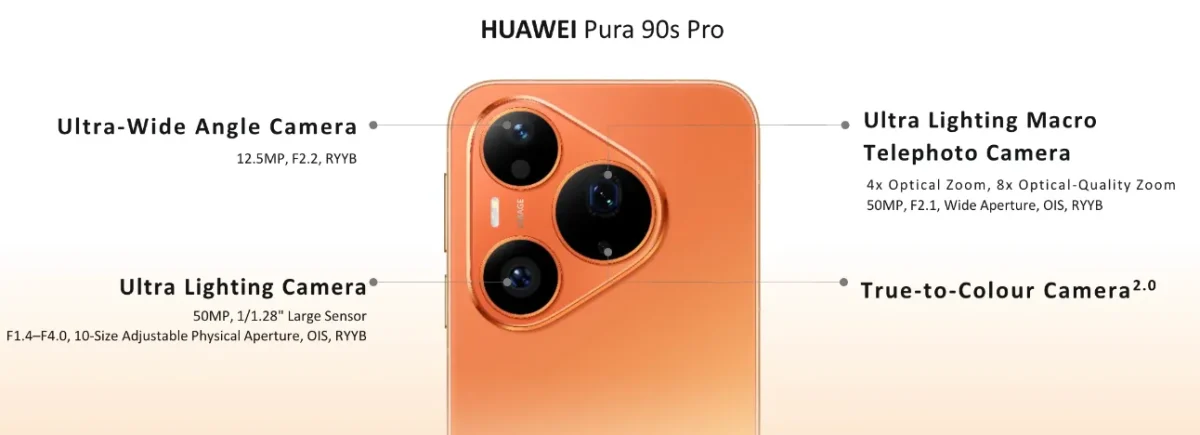 Huawei Pura 90s Pro Huawei, Pura 90s Pro, Pura Pro Max, smartphone, topo de gama TecheNet Huawei pura 90s pro