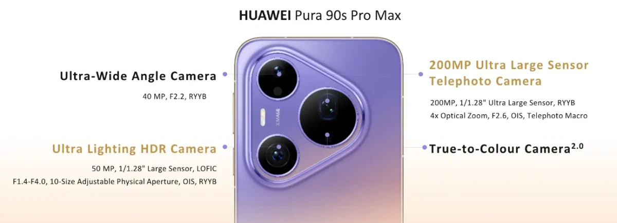 Huawei Pura 90s Pro Max 2 Huawei, Pura 90s Pro, Pura Pro Max, smartphone, topo de gama TecheNet Huawei pura 90s pro max (2)