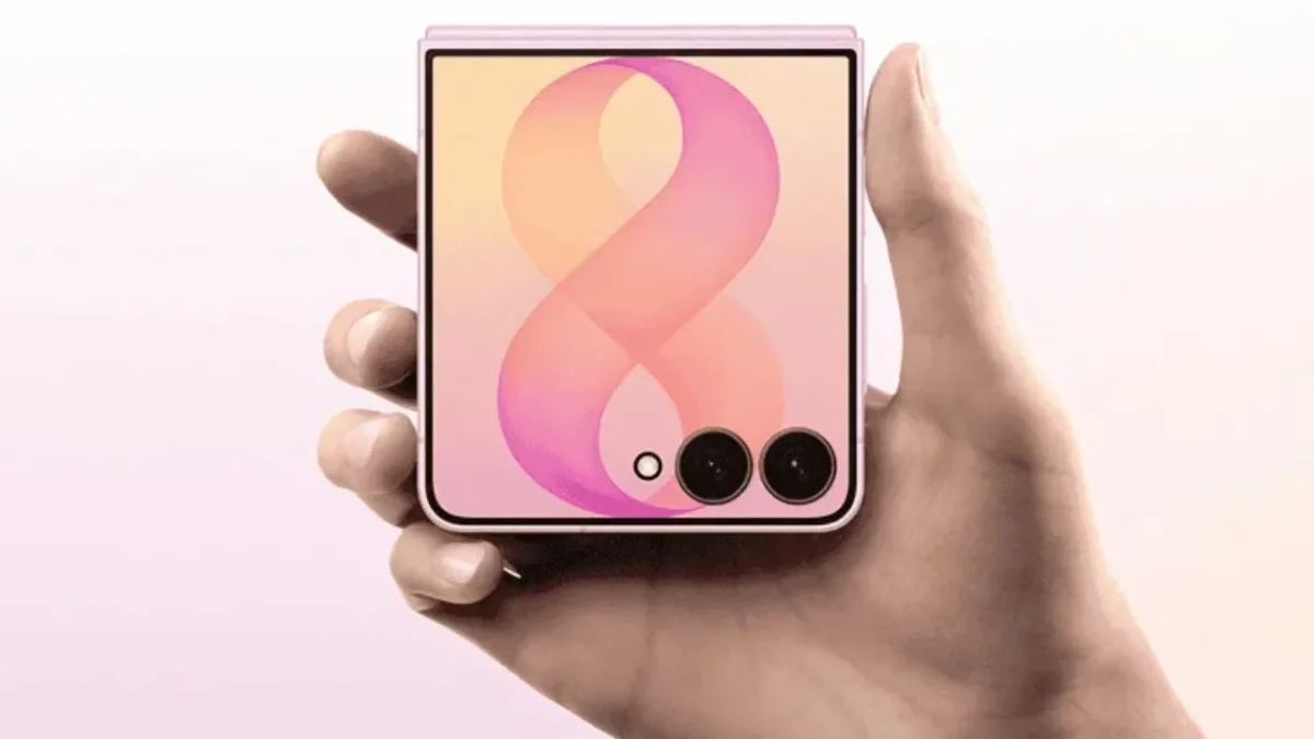 Samsung Galaxy Z Flip 8 leak 2 Galaxy Z Flip 8, Galaxy Z Fold 8, Samsung, smartphone dobrável TecheNet Samsung galaxy z flip 8 leak (2)