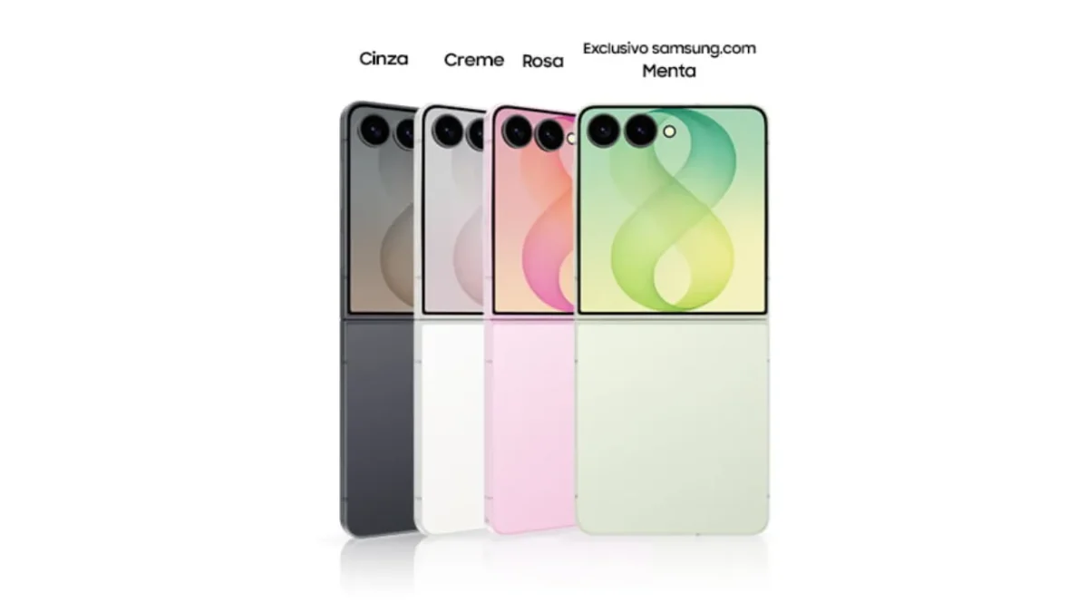 Samsung Galaxy Z Flip8 oficial Galaxy Z Flip8, Galaxy Z Fold8, Galaxy Z Fold8 Ultra, qualcomm, Samsung, smartphone dobrável, snapdragon TecheNet Samsung galaxy z flip8 - oficial