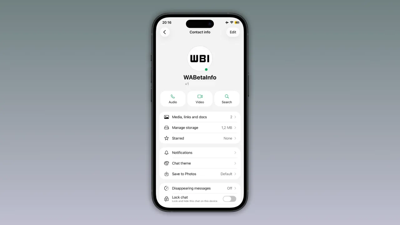 Whatsapp ios luz verde