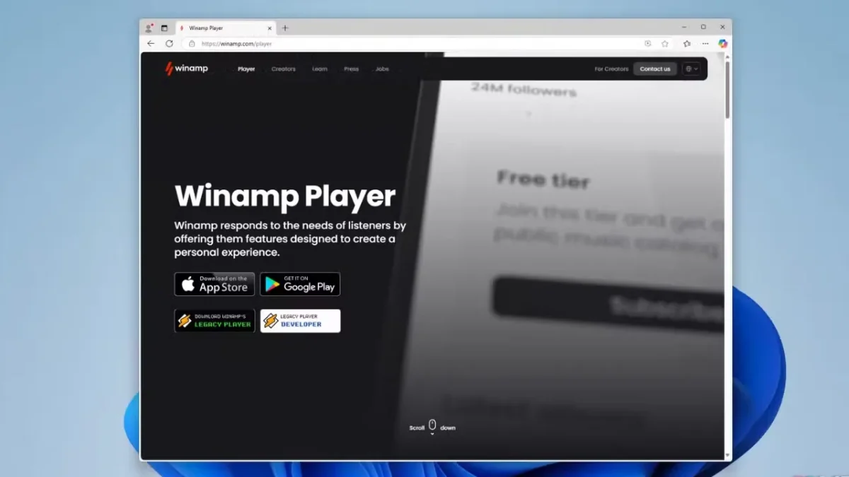 Winamp Streaming música, streaming, winamp TecheNet Winamp streaming