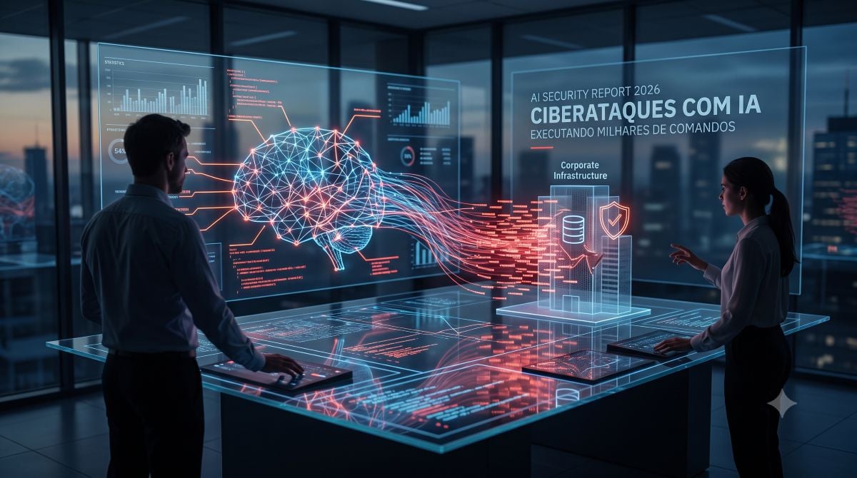 ciberataques com IA TecheNet Ciberataques com ia já executam operações com milhares de comandos
