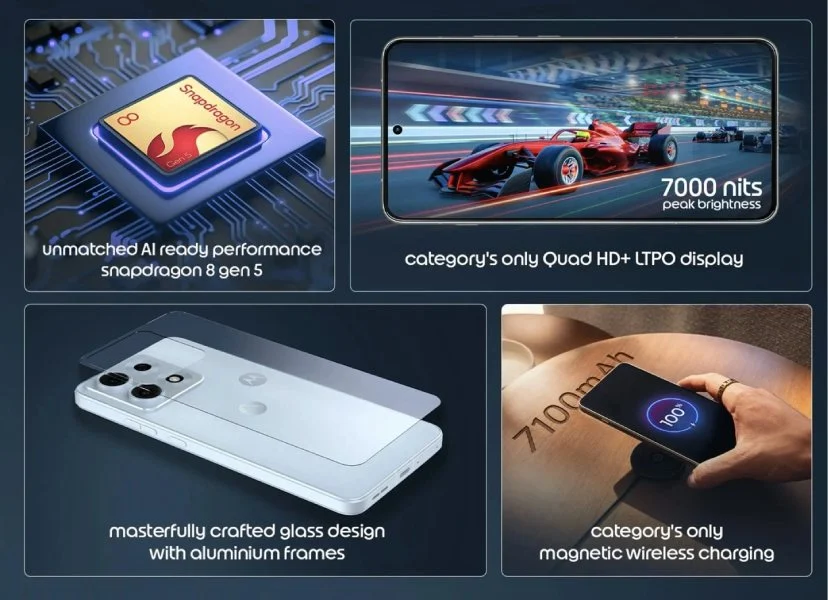 Image 9 edge 70 max, motorola, smartphone, topo de gama