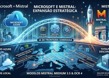 Microsoft e mistral: ia de fronteira chega a setores regulados