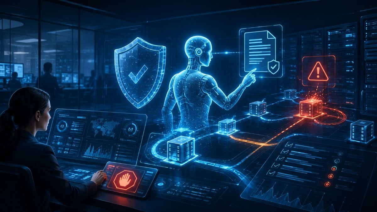 Centro de Controlo Cibernetico Futurista apólices de seguros, riscos dos agentes de IA, Seguros para agentes de IA TecheNet Seguros para agentes de ia levam seguradoras a rever apólices