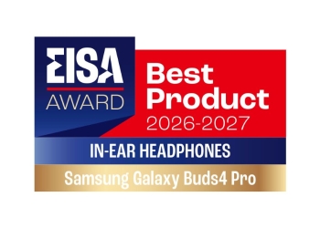 Galaxy Buds4 Pro EISA Award Galaxy Buds4 Pro, In-Ear Headphones 2026-2027, prémio EISA TecheNet Galaxy buds4 pro recebem primeiro prémio eisa da gama
