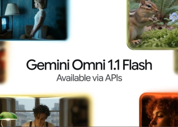 Google disponibiliza gemini omni 1. 1 flash com novos controlos de vídeo