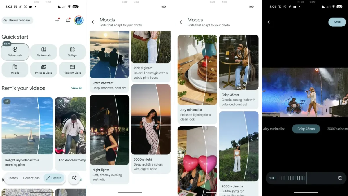 Google Photos Moods google, Google Fotos TecheNet Google photos moods