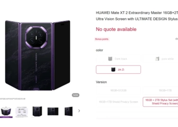 Huawei Mate XT 2 Detalhes Huawei, Huawei Mate XT 2, Mate XT 2 TecheNet Huawei mate xt 2 detalhes