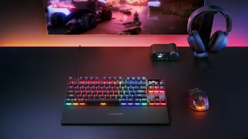 SteelSeries Apex Pro TKL Gen 3 gaming, SteelSeries, teclado mecânico TecheNet Steelseries apex pro tkl gen 3