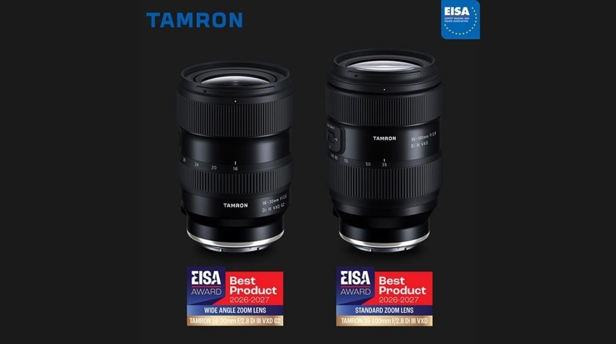 Tamron premios EISA 2026 Objetivas Tamron, prémios EISA TecheNet Objetivas tamron premiadas pela eisa em duas categorias