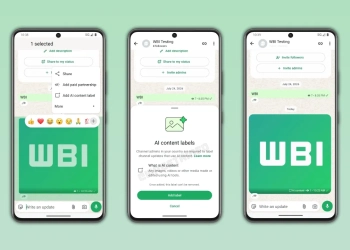 Whatsapp beta conteúdo ia