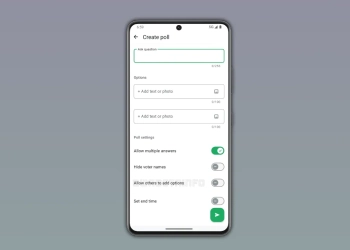 Whatsapp opções pool