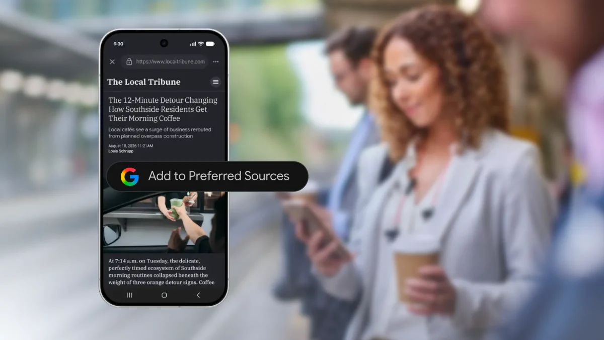 botao de Fontes Preferidas Google botão fontes preferidas, Google Discover, google news TecheNet Google lança botão de fontes preferidas para o feed discover, app notícias e pesquisa