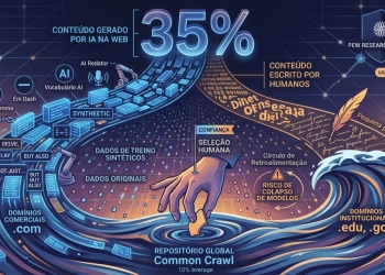 Conteúdo gerado por ia na web ultrapassa 35% nas páginas recentes, revela estudo do pew research center