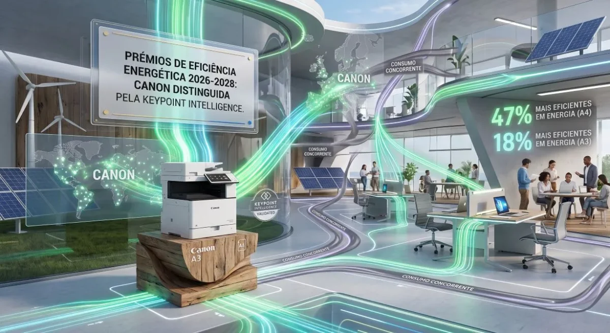 impressoras a toner Canon consumo reduzido Canon Europe, Impressoras a toner da Canon, Keypoint Intelligence, prémios de eficiência energética TecheNet Impressoras a toner da canon distinguidas com prémios de eficiência energética da keypoint intelligence