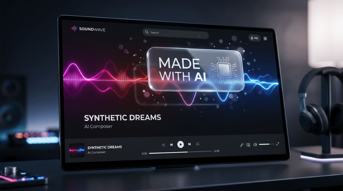 musica criada com ia Apple Music, músicas criadas com IA TecheNet Apple music torna obrigatória a identificação de músicas criadas com ia